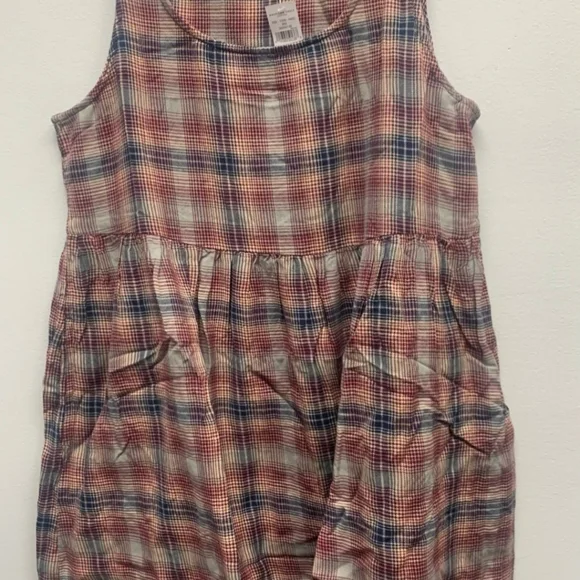 American Eagle Plaid Babydoll Mini Dress - Picture 5 of 5